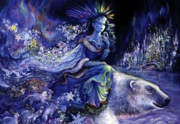 JW goddesses polar princess Fantasy Oil Paintings